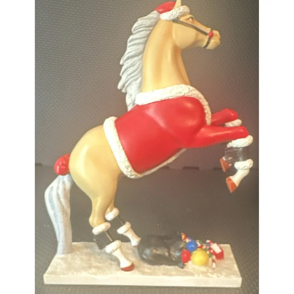 Trail of Painted Ponies Santa Pony Resin Figurine Holiday Collectible Horse 2014